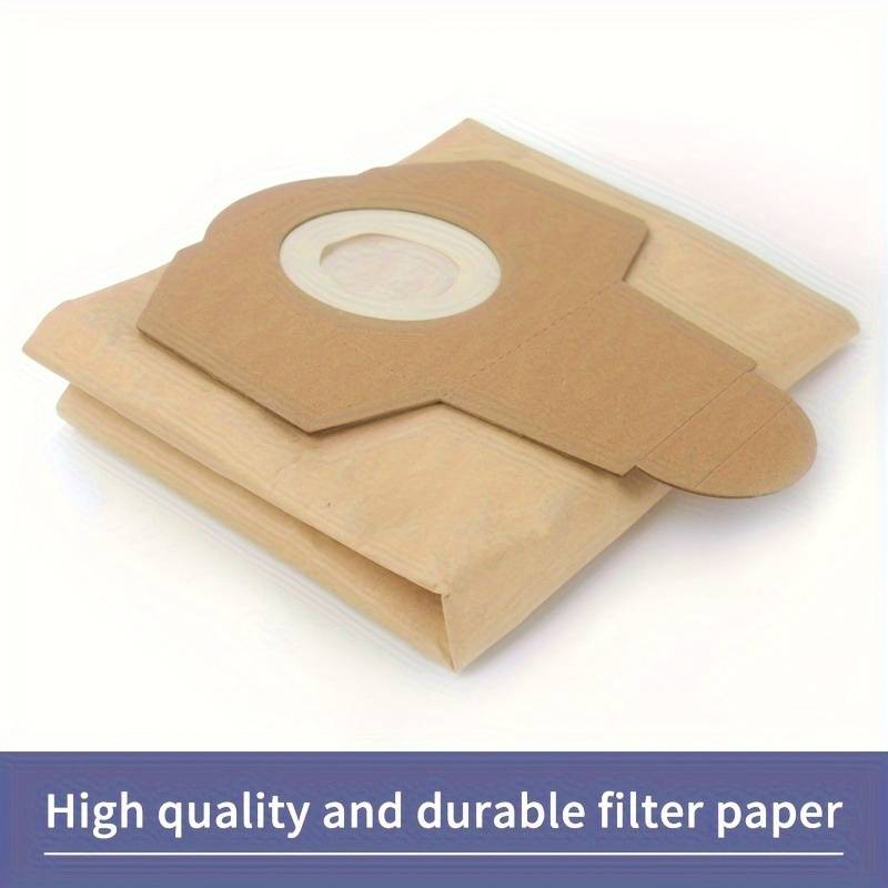 FixedByU 30L Dust Bags For Einhell Wet/Dry Vacuums – 5, 10, Or 20 Pack – Paper Filter Bags
