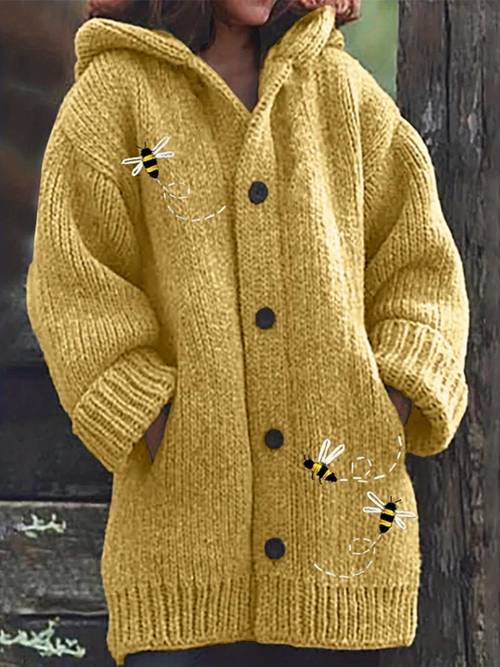 plus size comfortable womens long sweater with hood printed casual top with pockets loose design for autumn and winter breathable and quick drying fabric suitable for daily wear and travel sizes xs xxl