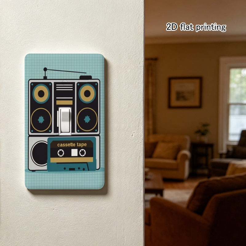 Modern Dual-Purpose Rotary Switch Panel, Vintage Audio Design
