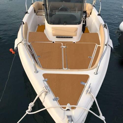 eva foam boat yacht floor non slip self boat covering mat marine non slip floor deck carpet self eva marine mat non slip flooring 240 x 90 cm brown