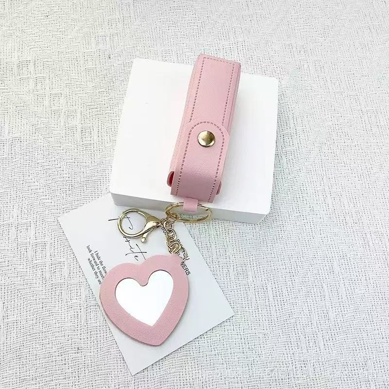 TEMU ["Personalizzato"] Portachiavi con Rossetto Portatile, Ciondolo, Testo Personalizzabile, Rossetto con /Ciondolo Portachiavi, Design con a , Mini
