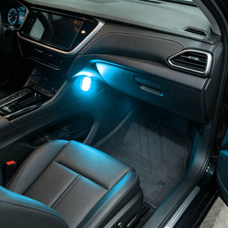 TEMU Luce LED Touch per auto Blu, luce USB per interni auto, mini lampada da soffitto per auto, decorazioni auto, luce di , accessorio interno auto