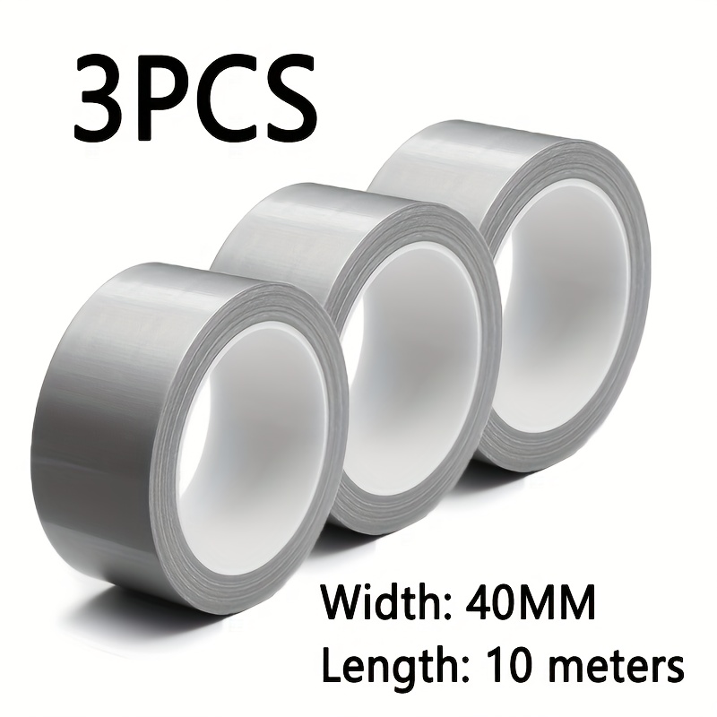 E-shop 3er-Pack Hochleistungs-Klebeband, 1,57" x 393,7" – Superstarker Haftkleber, Rückstandsfrei, Geeignet für Stoff, Metall usw. Innen-/Außenbereich,