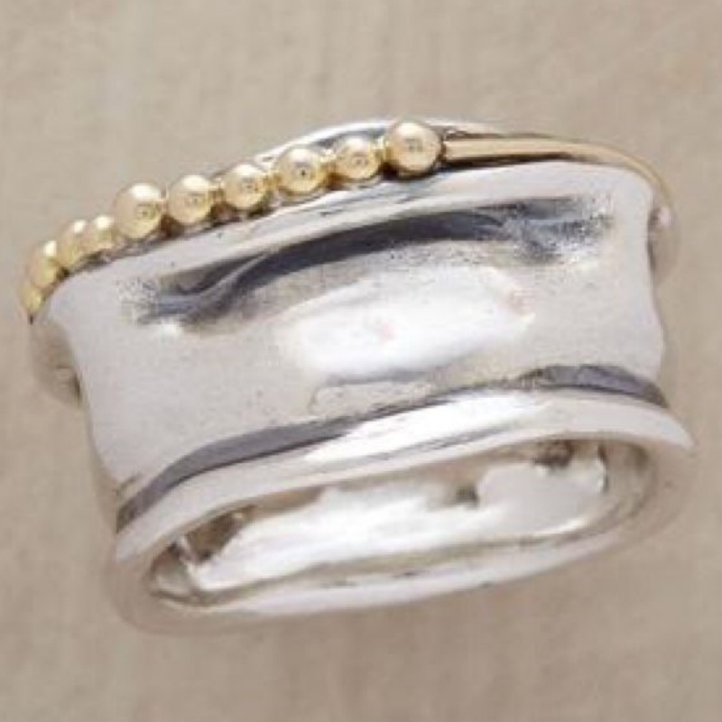 Bohemian Hammered Ethnic Style Ring