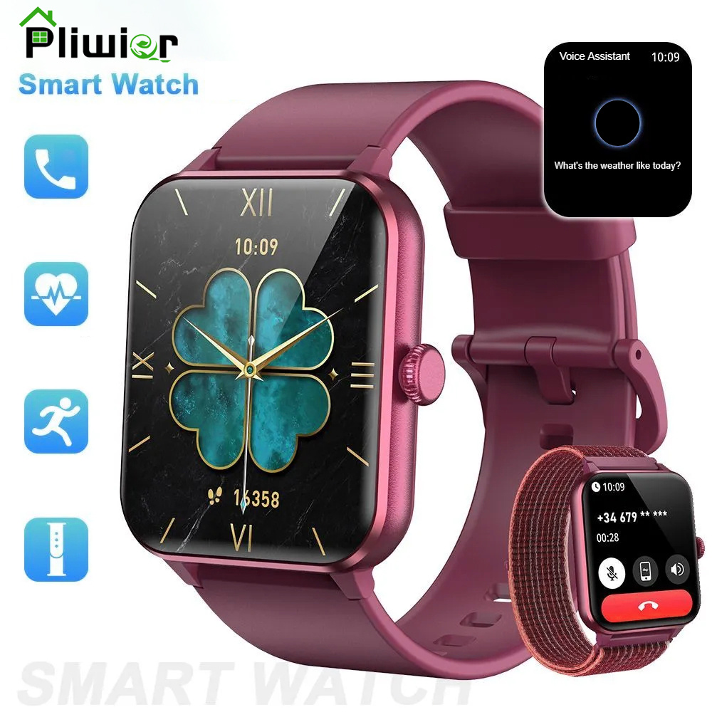 Image of Smart Watch For Men Women - Answer/ Make Calls & , 1.85" Watch With 100 Activity Trackers, Step Counter Watch,, Wireless Calling, Music, , , Smart Wearables, Ideal Gift For Your