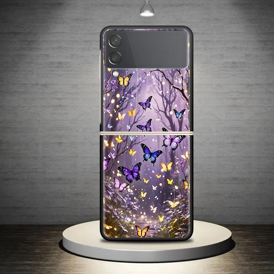 TEMU Protective Case For , , Z Flip 5g, Z Flip5, And Featuring A Forest Design.