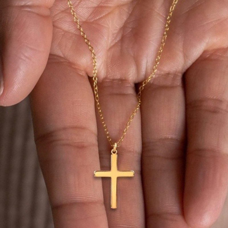 Dainty Easy Cross Pendant Necklaces For Women Daily Casual Faith Necklace Additions