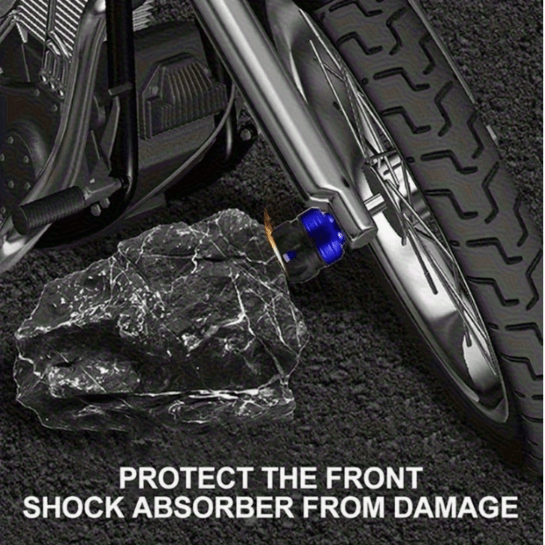 2 bucăți Cupe de protecție universale pentru amortizoarele din față, Bile -cădere pentru cadru, Protecții -cădere potrivite pentru motociclete, scutere, biciclete electrice, Accesorii de fixare pentru motociclete