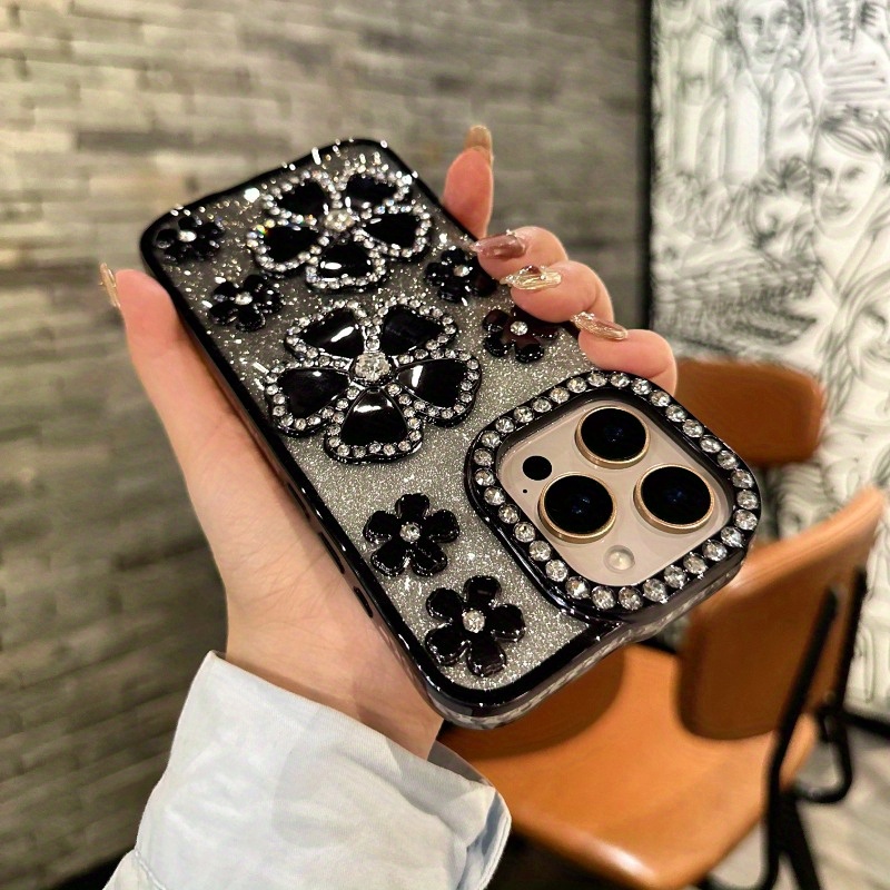 High-end Camellia Flower Luxury Shockproof Phone Case for iPhone 16, 15, 14, 13, 12, 15 Pro Max, 16 Plus, New Protective Cover with Premium Feel and Feminine