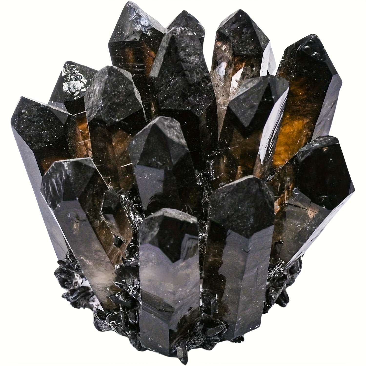 Image of High-quality Tea Colored , A Casual Crystal, Elegant Hexagonal Bohemian Accessory For Home And Office, The For Housewarming, Opening, Business Gift