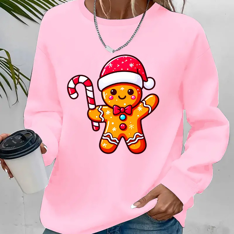 

1pc 's Christmas Man Sweatshirt, Long Pullover For Fall/