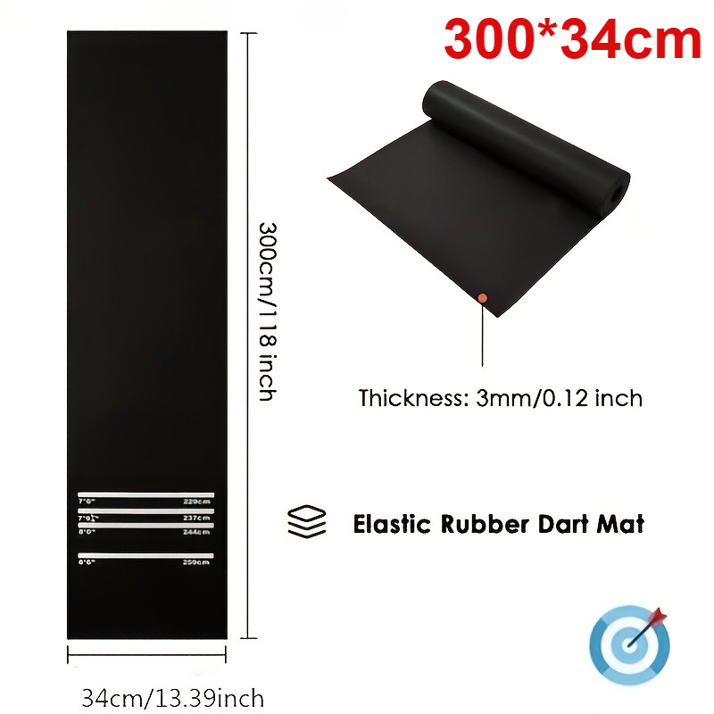 Professional Dart Mat with Throwing Line