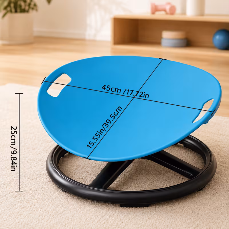 spinning sensory chair outdoor athletics red blue durable plastic and metal materials suitable for and adhd patients enhances coordination and attention Product details 0