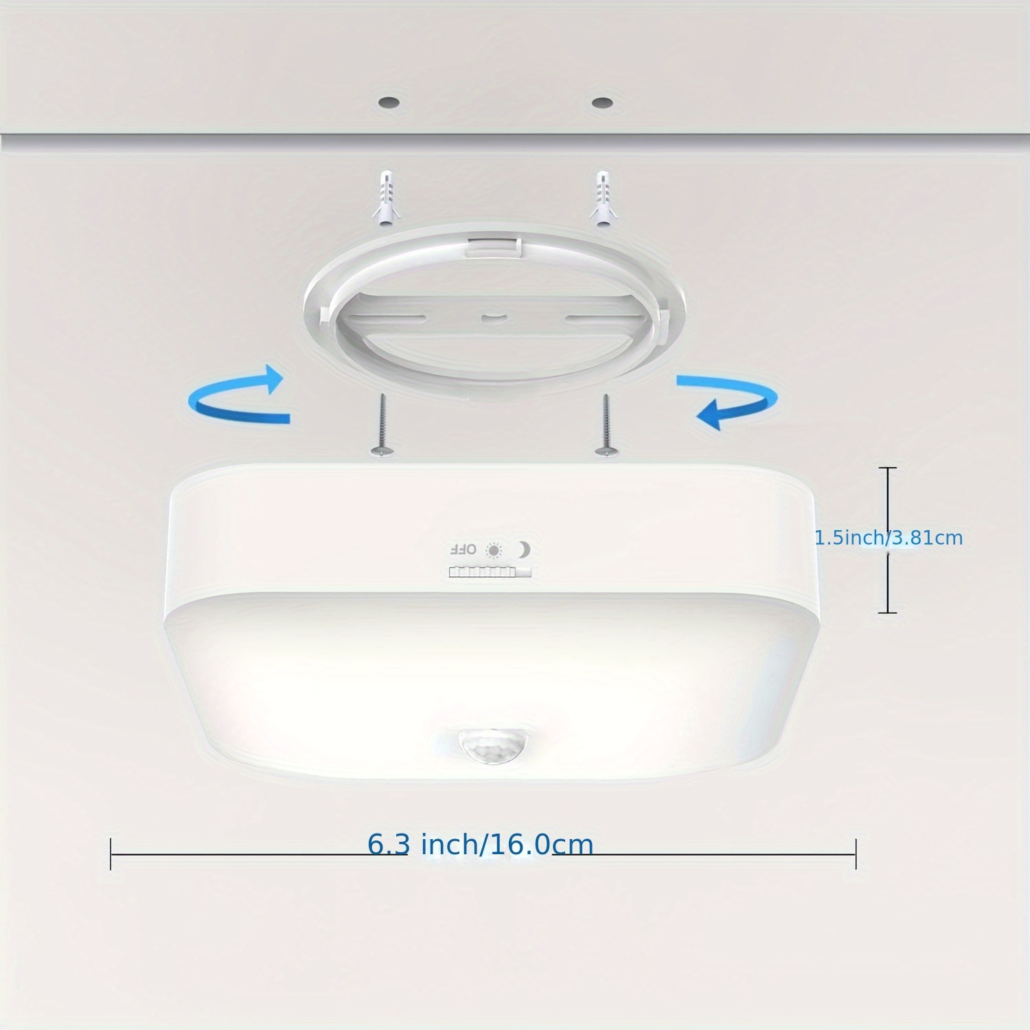 led deckenleuchte bewegungsmelder betrieben