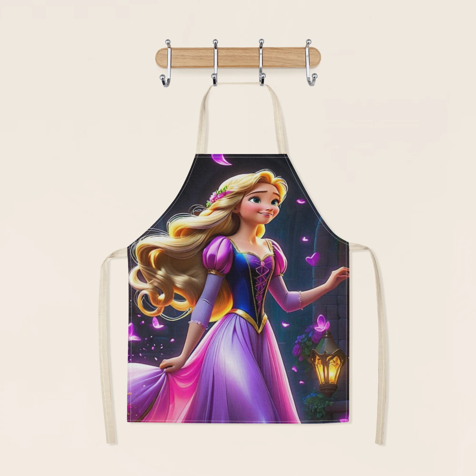 disney   cartoon waterproof apron - elegant &   polyester, no-lining,   hotels, supermarkets, restaurants, fruit shops, milk tea stands, and home use details 2