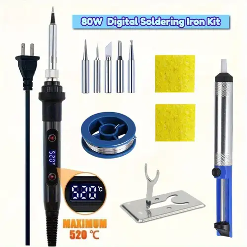 Soldering Iron Kit, 80W Soldering Gun, 12-in-1 Adjustable - Foto 2