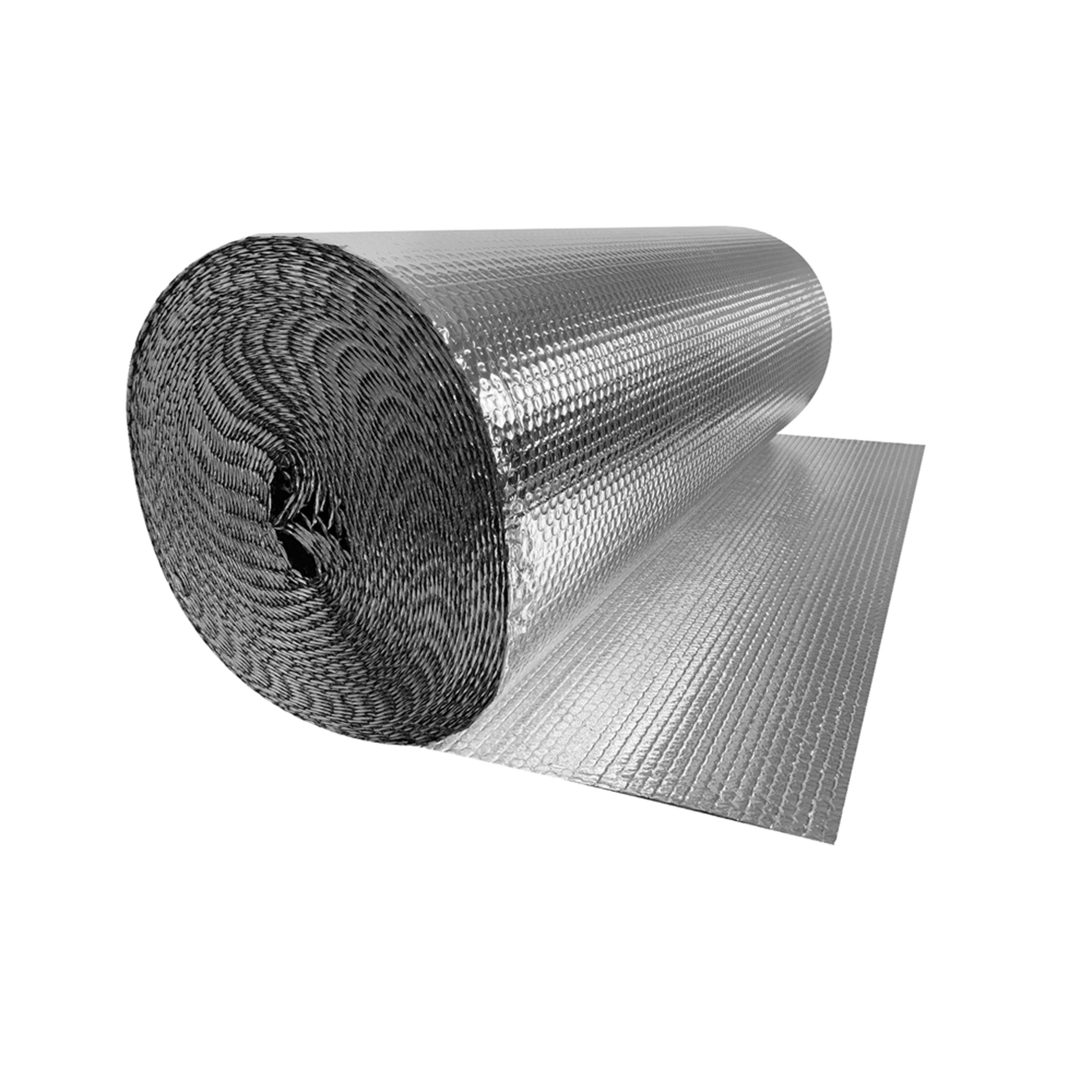 TEMU Insulating Foil, 0.6x5m/ 0.6x10m/ 0.6x20m, Double-layer Aluminum Foil Bubble Aluminum-plated Film Reflective Roof Insulation Foil Wall And Floor