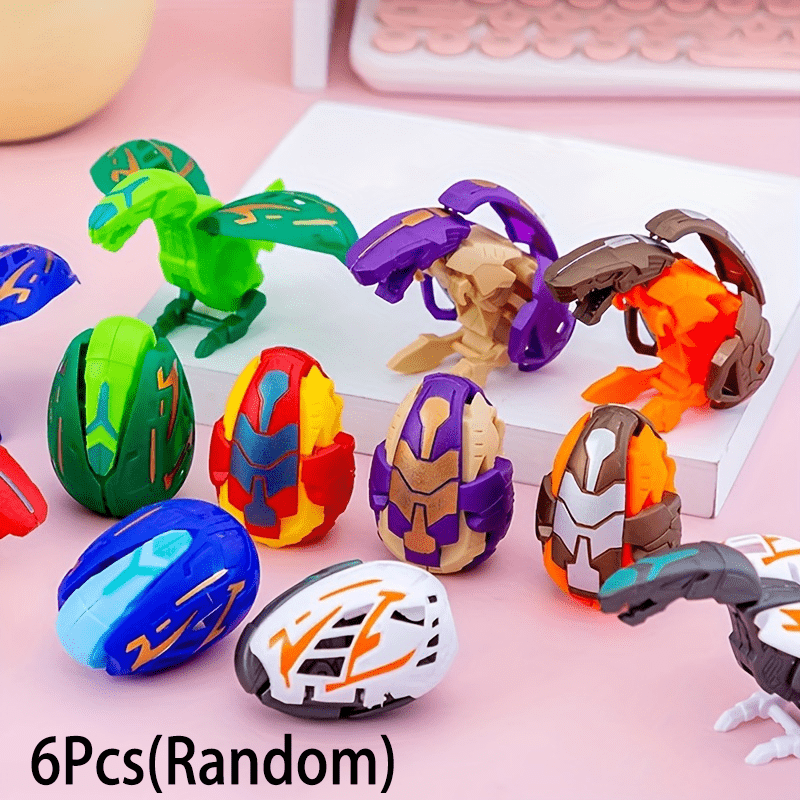 TEMU 6pcs Twisting Pterodactyl Deformation Toys Cool Birthday Event Party Favors Classroom Prizes Christmas And Halloween Gifts, Kids' Multi-item