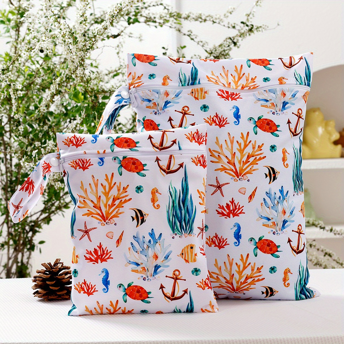 TEMU 2pcs//dry Bag Reusable Travel Storage Bag For Swimsuits Or Wet Clothes