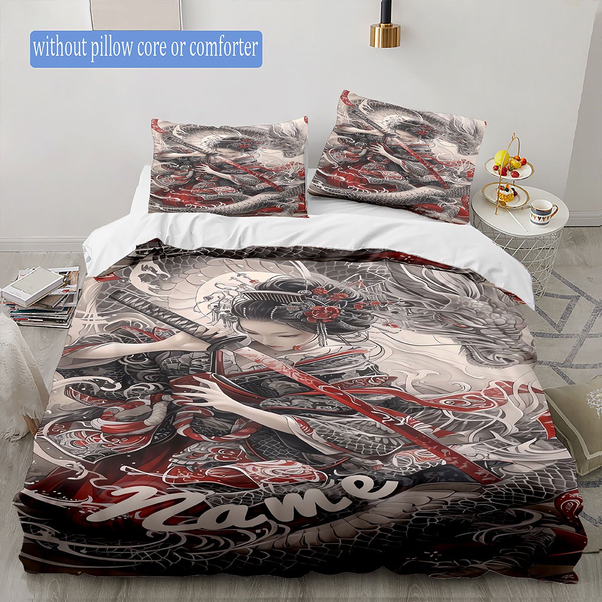 

Name & Bedding Set - , - Duvet Cover And Pillowcases (1 Duvet Cover + 2 Pillowcases, No )