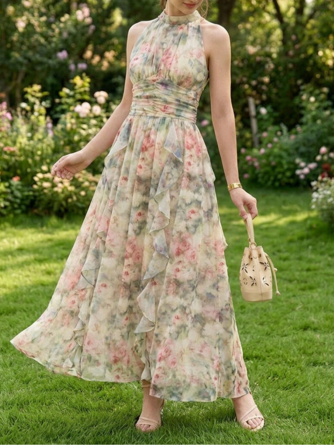 floral dresses for women sold on Temu United States