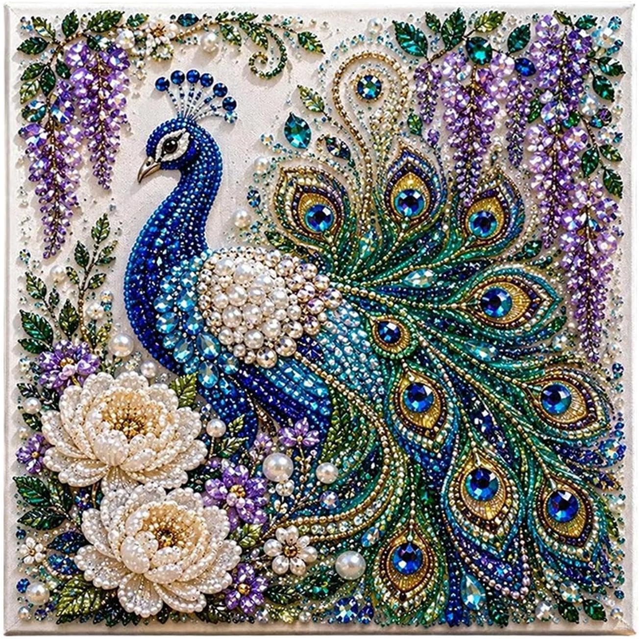 TEMU Adult Pearl Art Set, Animal Rhinestone Painting Kit, Craft Decoration | Cute Shiny Animal Design, Creative Handcraft Decoration Activity,