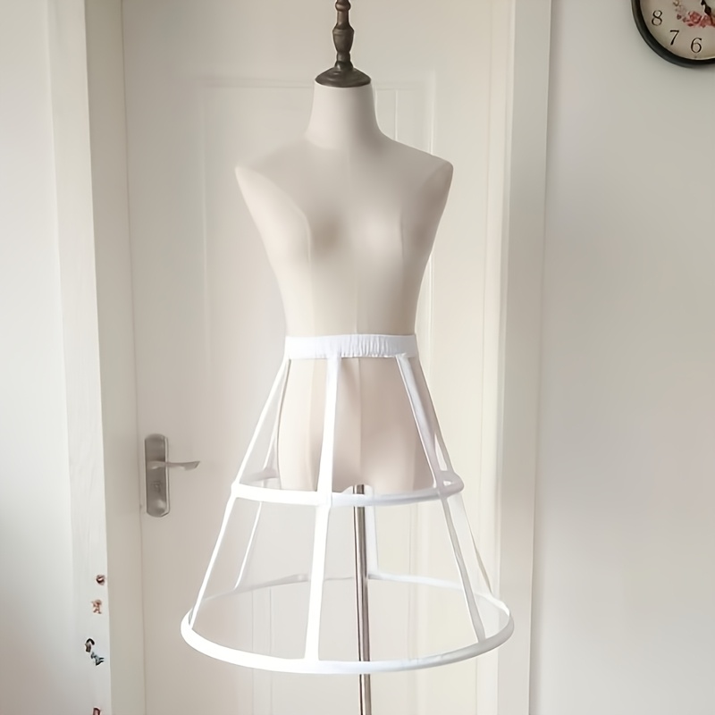 TEMU 2026 New Adjustable Flared A-line Skirt Hoop | Cage-style Design, Specifically For Victorian-style Crinolines. Lifts The Skirt Hem For