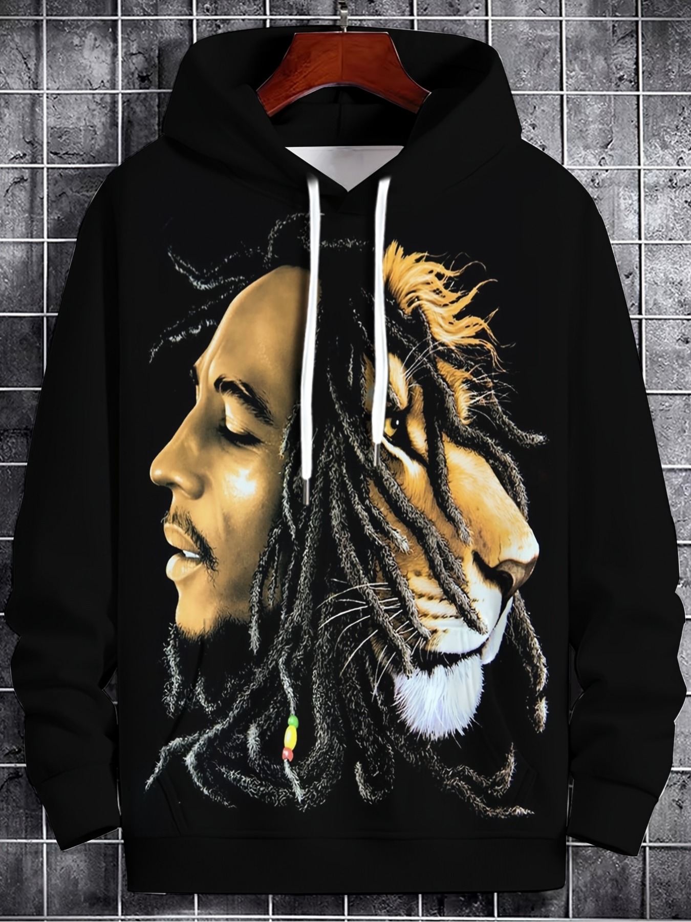 lion hoodies sold on Temu United States