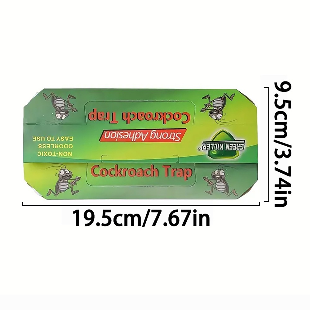 22pcs Green Cockroach House - Physical Pest Control Box, Insect Catcher, Cockroach Trap, Pest Catcher Paper Box, Easy to Use and Clean, Ideal for Pest Control in Apartments, Hotels, Restaurants, and Dormitories, Essential for Indoor Pest Prevention