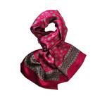 luxury 100 silk mens scarf red printed woven tie elegant accessory valentines day fathers day christmas