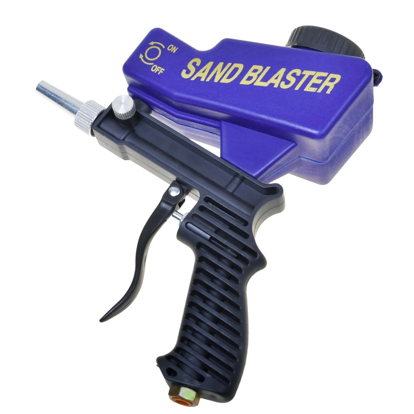 90psi Handheld Sandblaster Gun Pneumatic Air Sandblasting Tool For Rust Dirt Cleaning