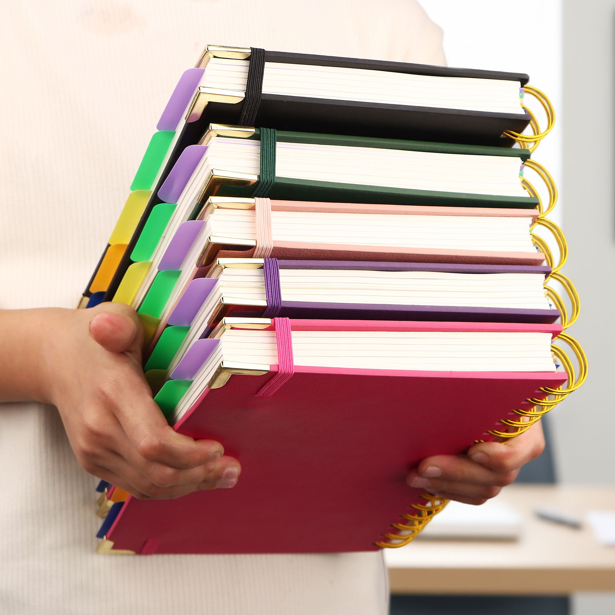 notebooks with dividers sold on Temu Australia