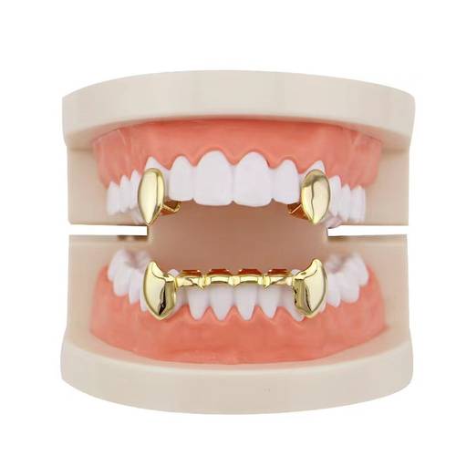 1 set new arrival fashion trend wearing hip hop dentures for men and women