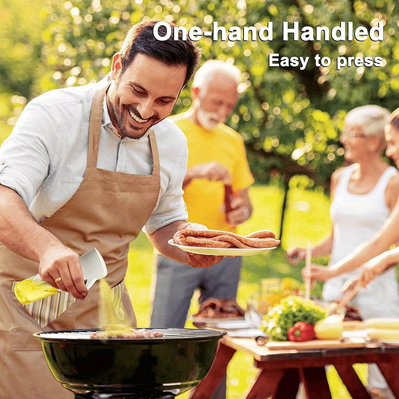 300ml Multi-Use Oil Spray Bottle - Transparent PET with Black Trigger Nozzle, Ideal for Cooking, BBQ & Baking - Easy-Level Indicator, Outdoor Safe, Oil Sprayer Bottle for Cooking 9 300ml Multi-Use Oil Spray Bottle - Transparent PET with Black Trigger Nozzle, Ideal for Cooking, BBQ & Baking - Easy-Level Indicator, Outdoor Safe, Oil Sprayer Bottle for Cooking