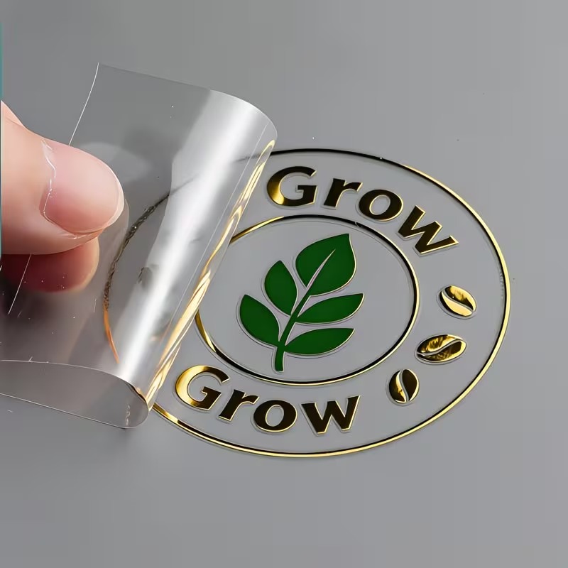 TEMU Adesivi personalizzati con trasferimento a 3D - Personalizza con la tua originale, il tuo LOGO, slogan e informazioni personali. Carica per