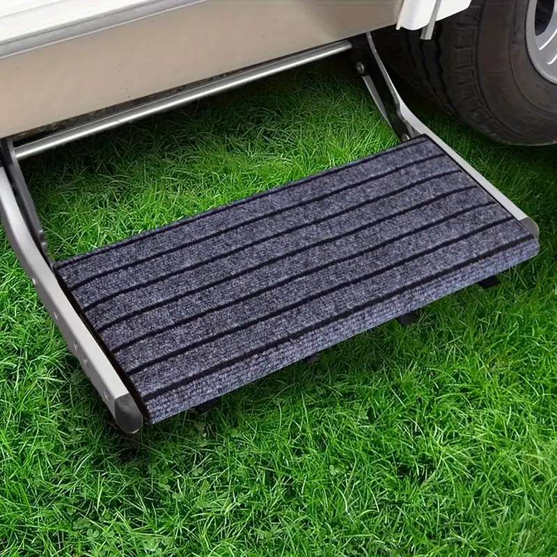 1pc heavy duty adjustable rv pedal pad suitable for   van trailer heavy duty dust collection floor pad compatible with most vehicles rv entrance protection