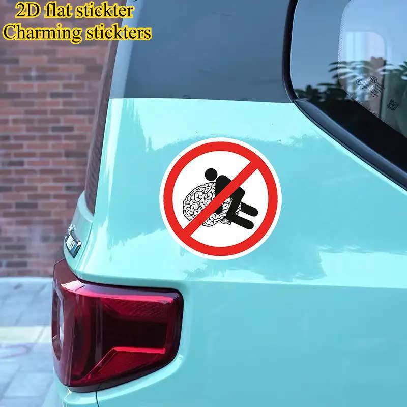 2d плоский, 2d наклейка не мудріть водостійка самоклеюча автонаклейка для бампера sh72, аксесуар для авто Опис товару 1