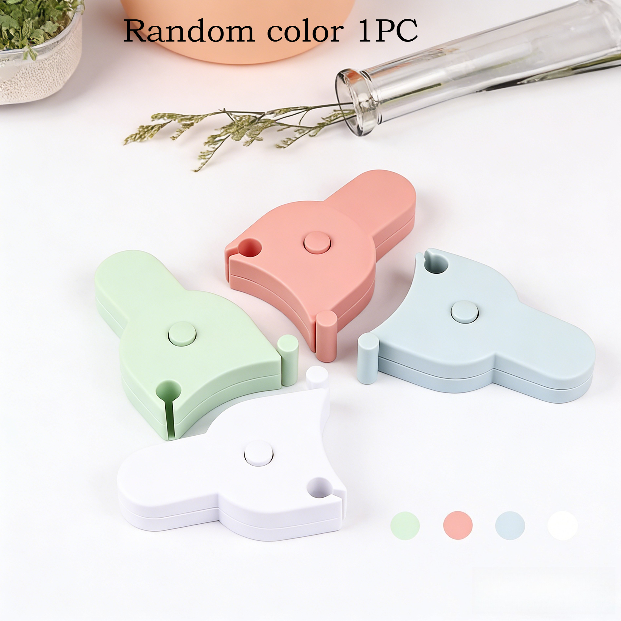 1pc Double-sided Stretch High-precision Tape Measure, Random Color, Portable Full Body Measurement Tool, Can Measure Waist, Hip, Chest, Leg , Home Fitness Tracking And Body Shaping Measurement