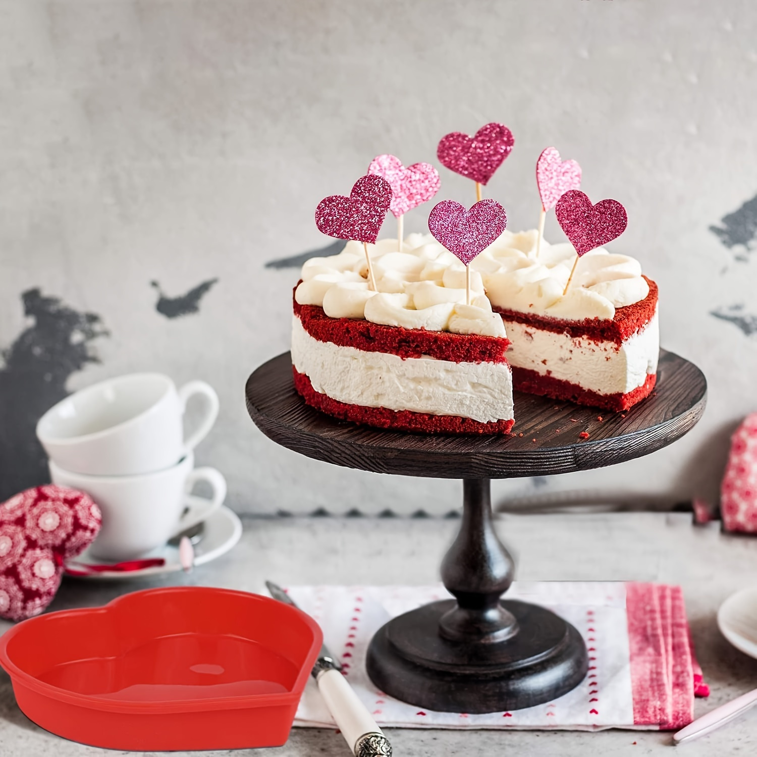 Heart Shaped Baking Pan Dollar Tree Round Cake Diy Heart Cake Pan Cake Recipe Heart Shaped Cake Pan Dollar Tree  Valentine's Day