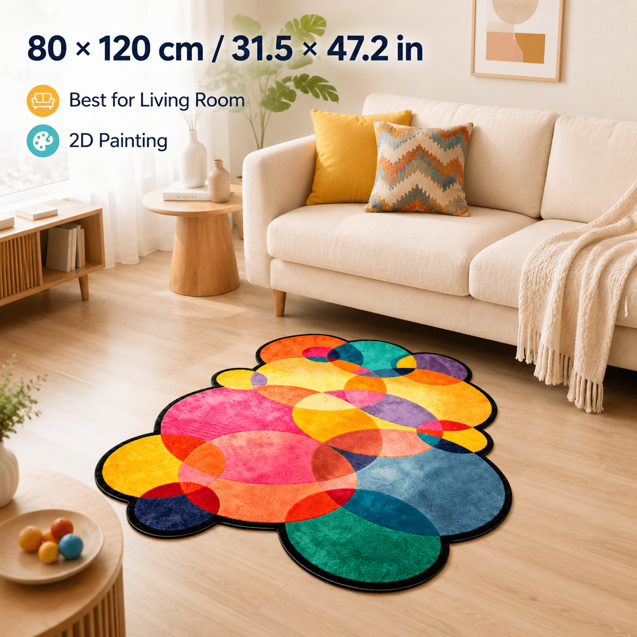 TEMU 1pc 850g/m2 Dopamine Color Bubble Irregular Bathroom Mat, -block Velvet Absorbent Foot Pad With Non-slip Bottom For Home Bathroom Bedroom Decor