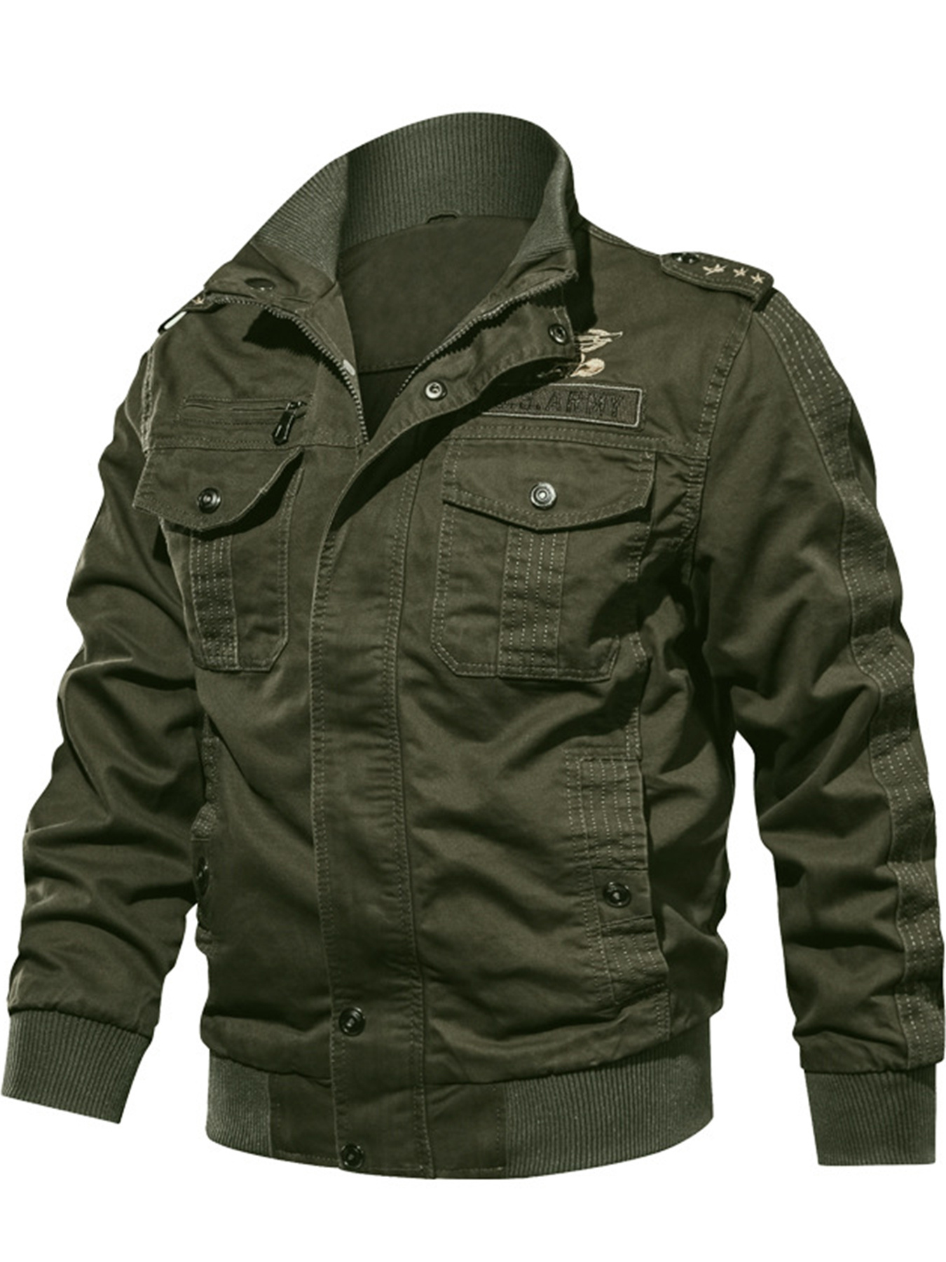 leichte winddichte arbeitjacke herren bequeme passform Temu Germany