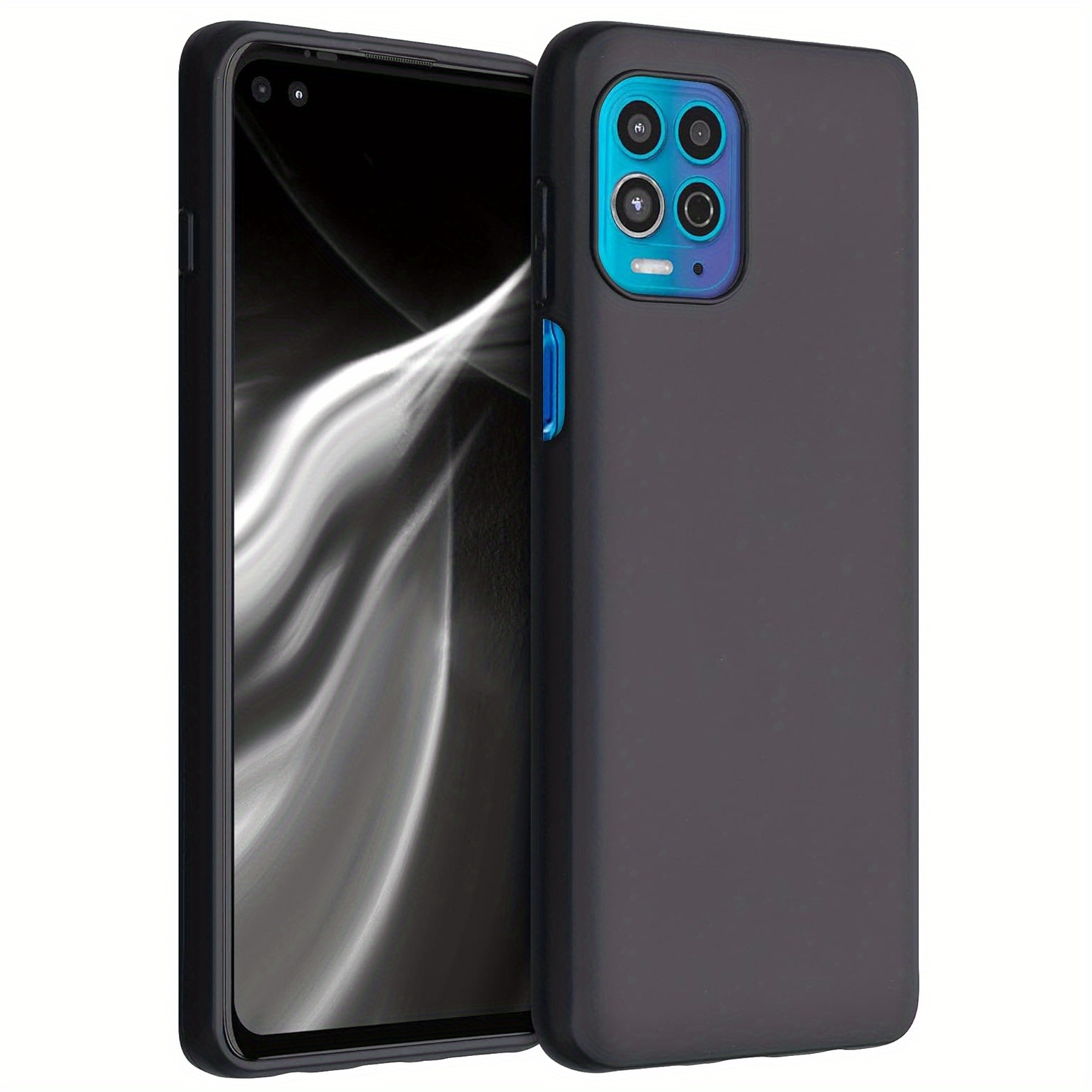 TEMU Phone Case: For Moto / S Case Slim Shockproof Flexible Black Matt Soft Protective Phone Case Cover