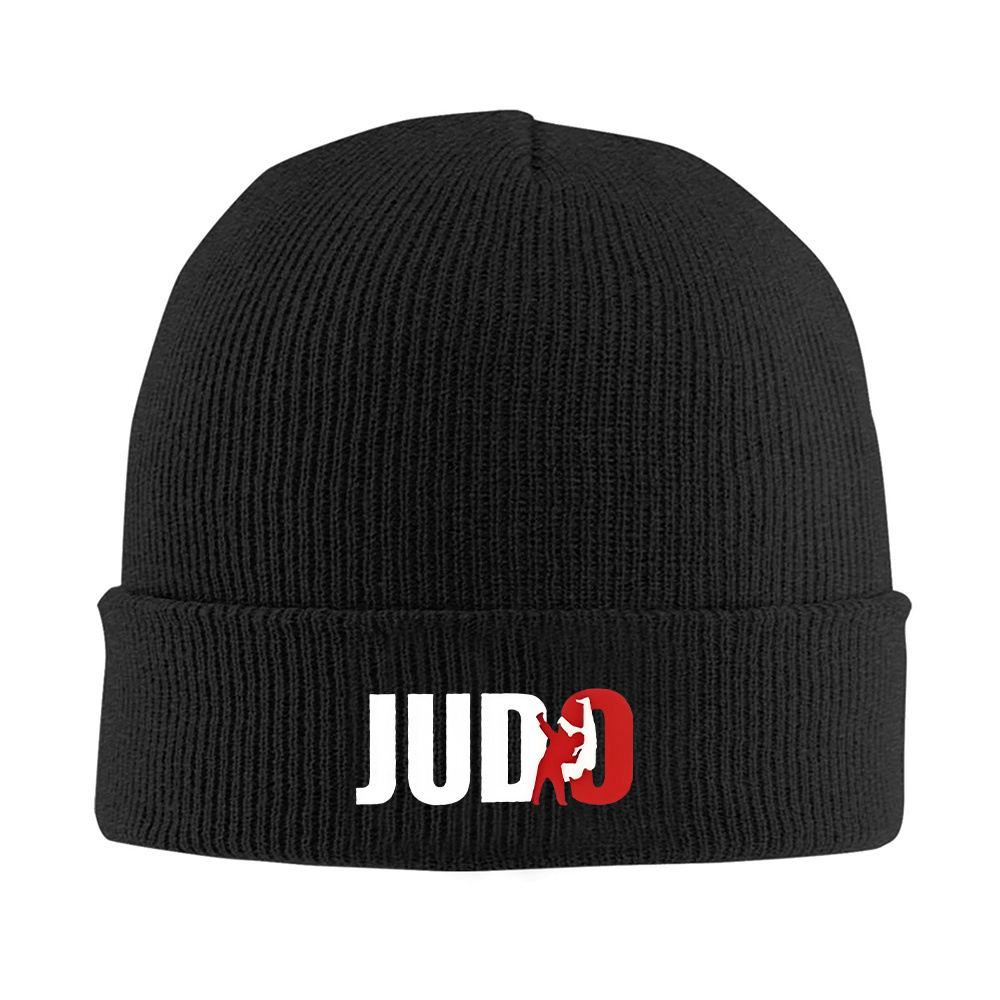 1 pz Berretto a Maglia a Tema Judo - Morbido Berretto Invernale con Judo, Adatto per Autunno, Inverno, Regali di Natale, Lavabile a Mano per Allenamento di Judo e Abbigliamento Casual, per Tutti (Lavabile a Mano)