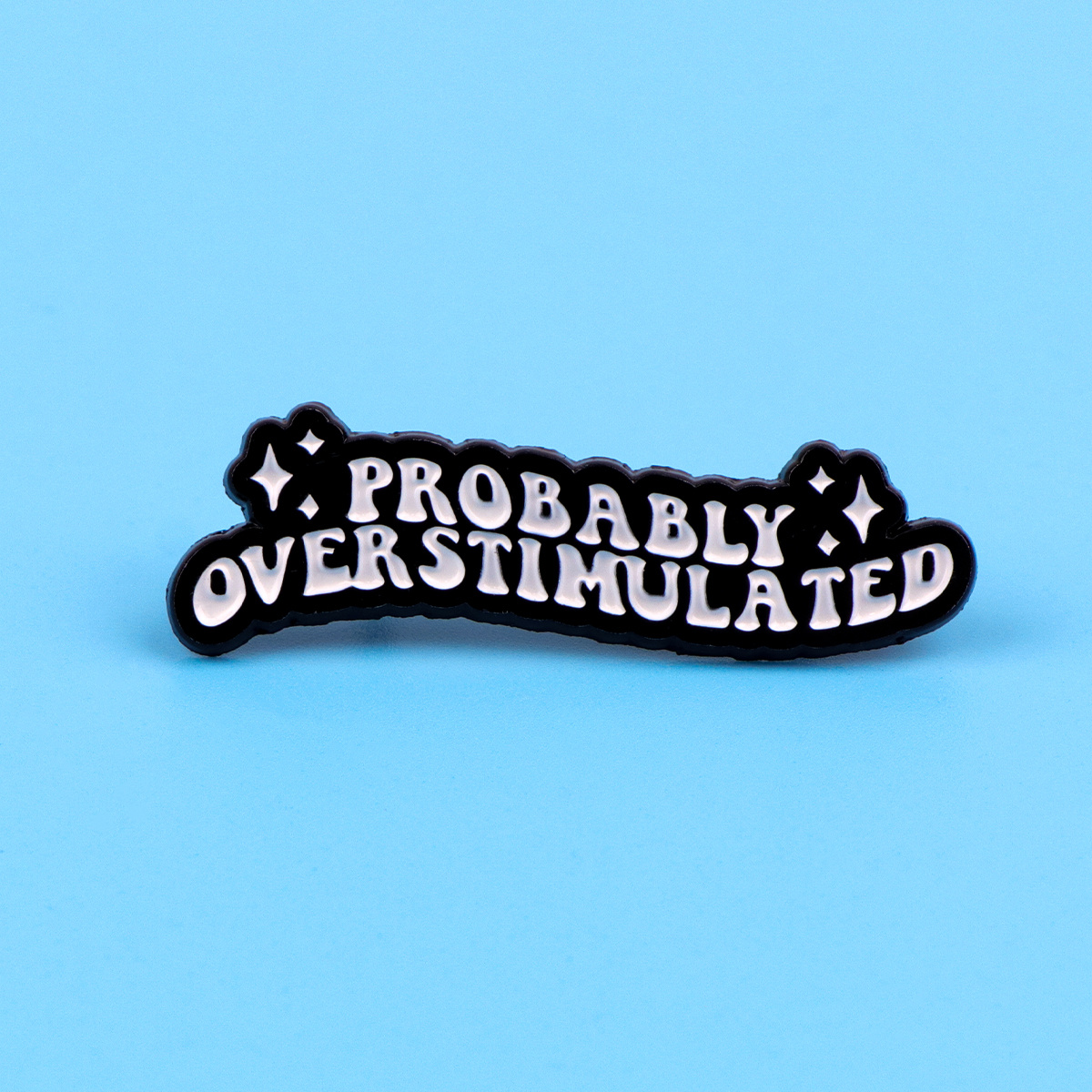 Image of Overstimulated Cartoon Lapel Pins Enamel Pin For Backpacks Briefcase Badges Brooch For Clothes Accessories Fashion Gifts 1pc