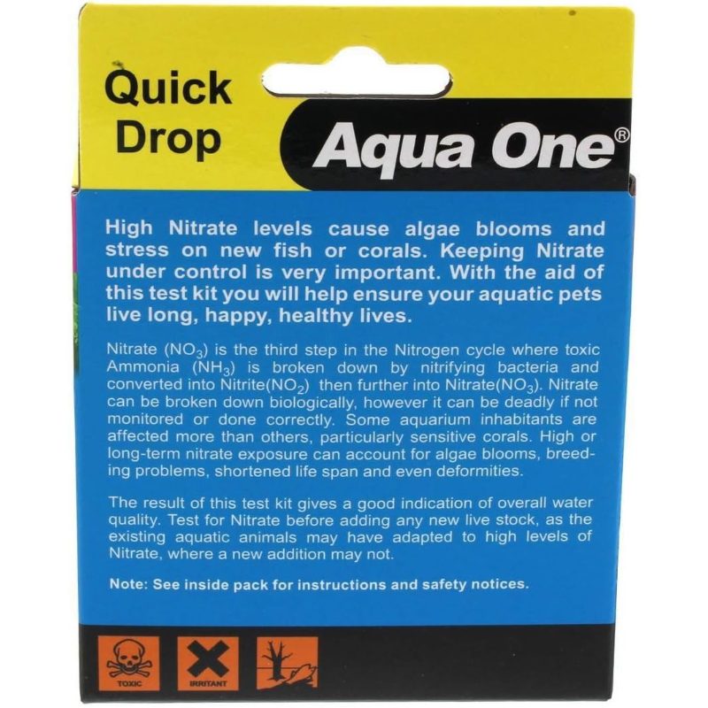 Aquarium Nitrate Kit NO3 Quick Drop 92055 Fish Aqua One - Image 6