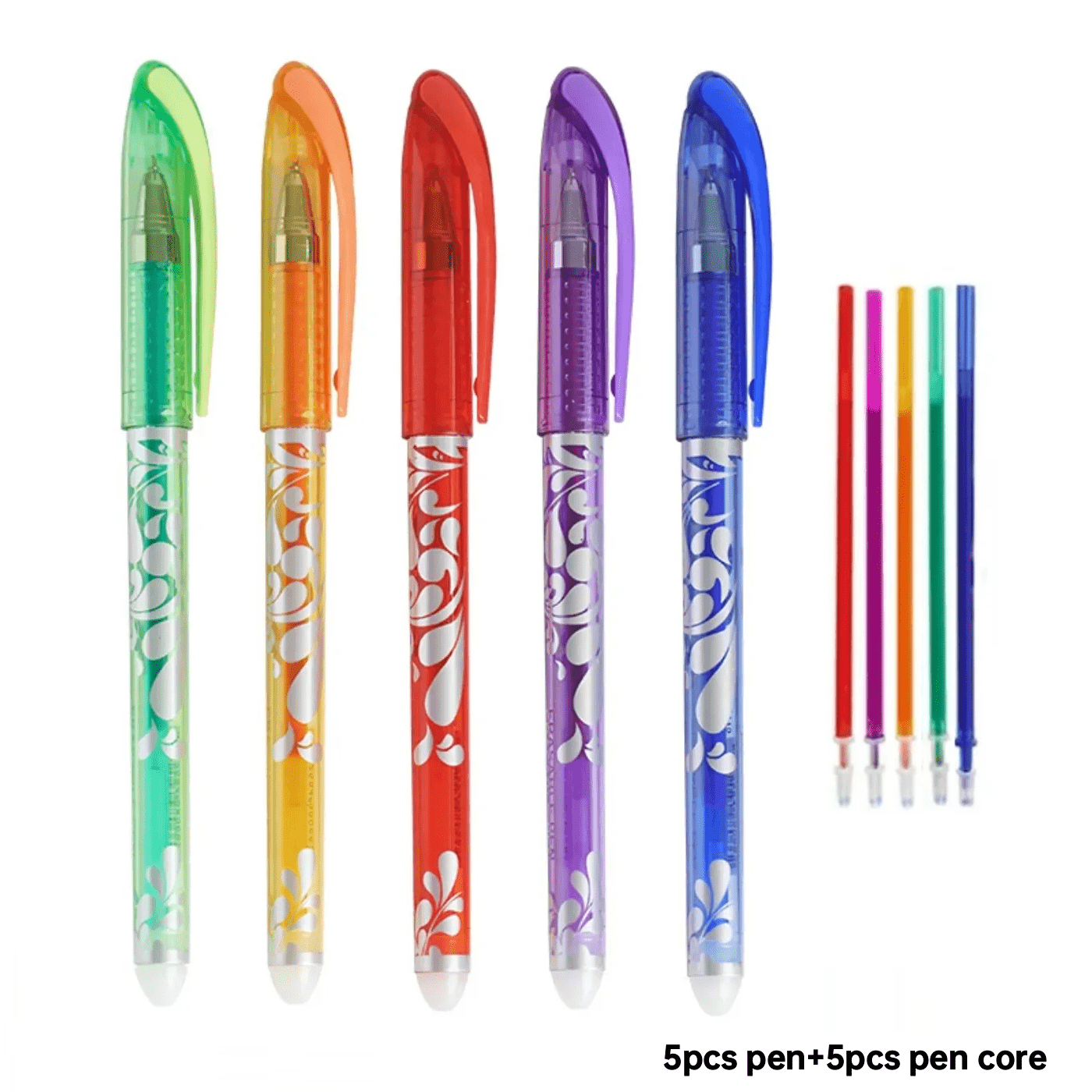 E-shop 10 Stück Bunte Radierstift-Set, 0,5 mm Feinspitze, Integrierter Radierer. Ideal zum Zeichnen Kritzeln, Diese Buntstifte sind für Notizen