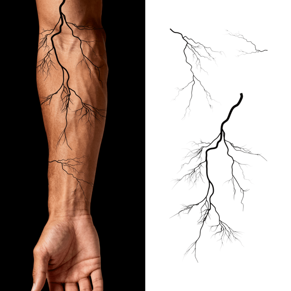 1 Sheet Arm Tattoo Sticker Waterproof Lasting Temporary Tattoo