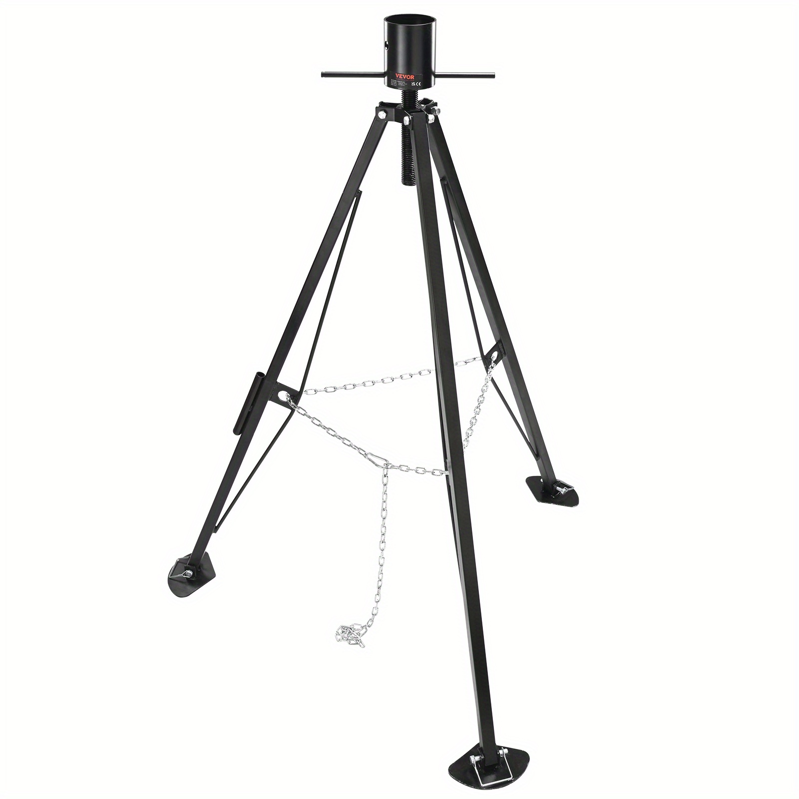 Happybuy Tripod Support Stand, 5000 Lbs Weight Limit, Adjustable 35"-57" Height, Rv Gooseneck For Fifth-wheel Trailers, Rvs & Campers