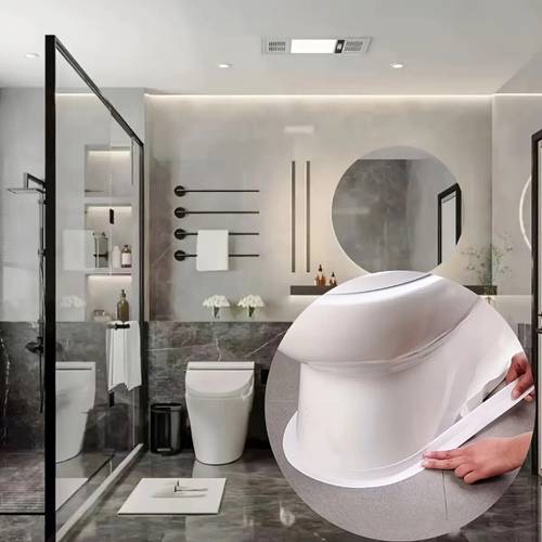 59 06 inches self waterproof sealing tape kitchen countertop bathroom sink toilet special no tool trimming flexible and durable home decoration holiday sticker