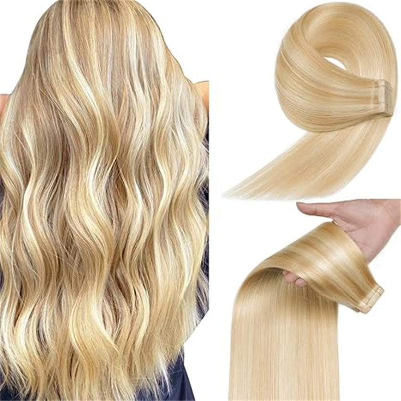 20pcs (50g) Women's Human Hair Extensions - Hair, Invisible Adhesive Tape-ins For Volume/length, Looking Hair Add-ons For Thinning Hair, Prom/wedding/party Hair Extensions (multiple Colors )